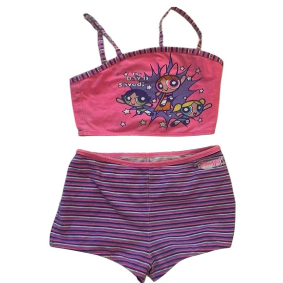 Y2K Powerpuff Girls two-piece swimsuit - Picture 1 of 11